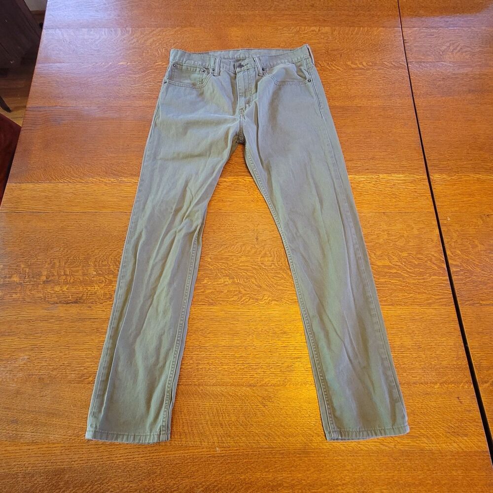 Levi's 508 Men's Green Straight Denim Jeans 34x32 White Tag
